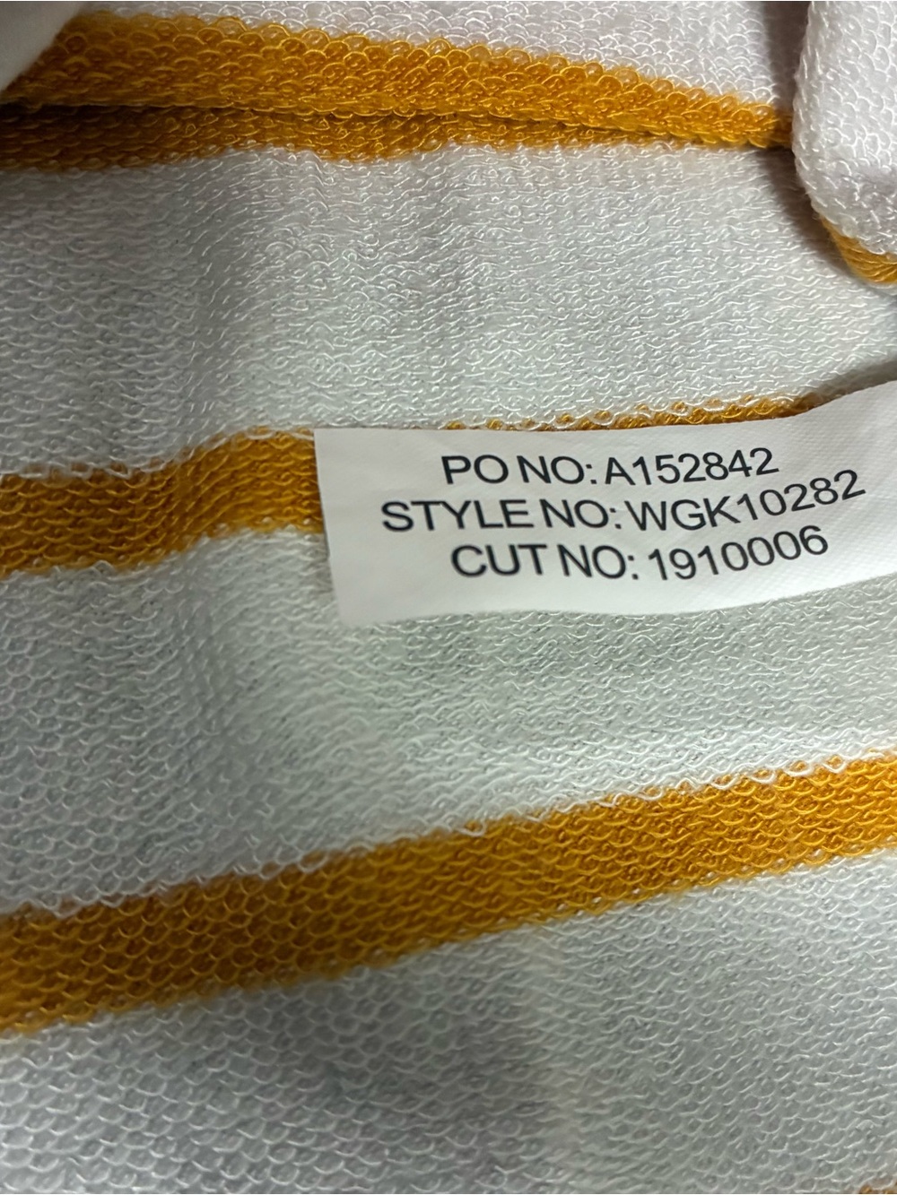 Market & Spruce Zansia Top Women’s XS Mustard Striped Long Sleeve Knit Yellow - Picture 10 of 10